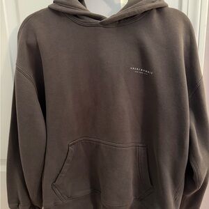 Abercrombie & Fitch Men's Charcoal Hoodie
